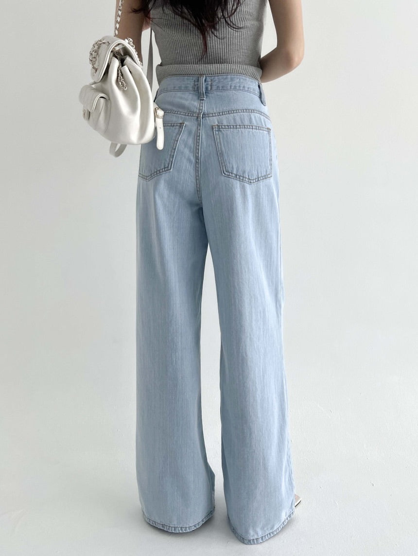 flow soft denim pants (pre-order)