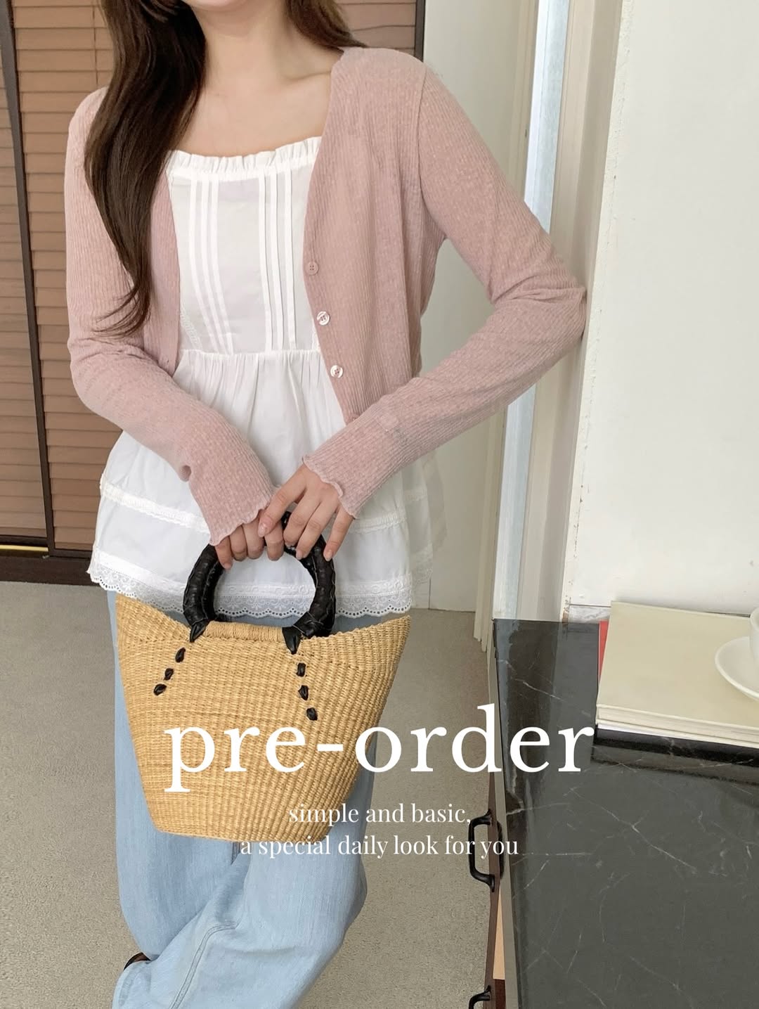 aura linen cardigan (pre-order)