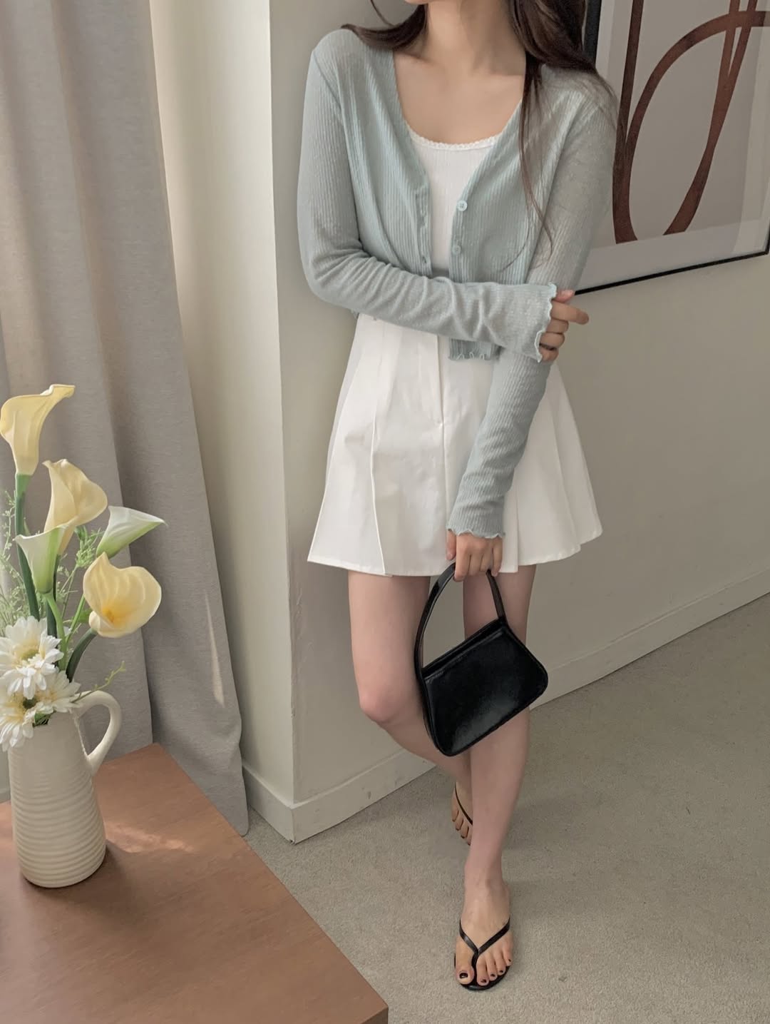 aura linen cardigan (pre-order)