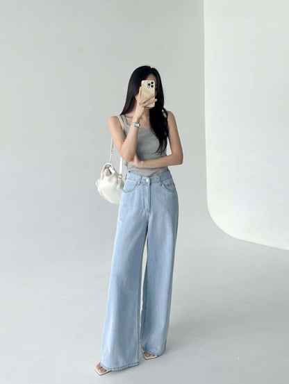 flow soft denim pants (pre-order)