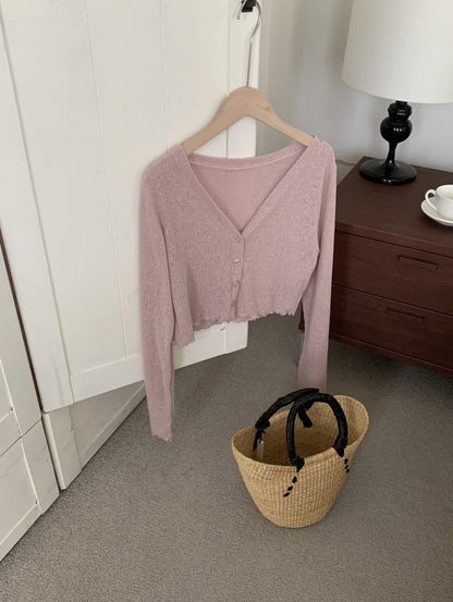 aura linen cardigan (pre-order)
