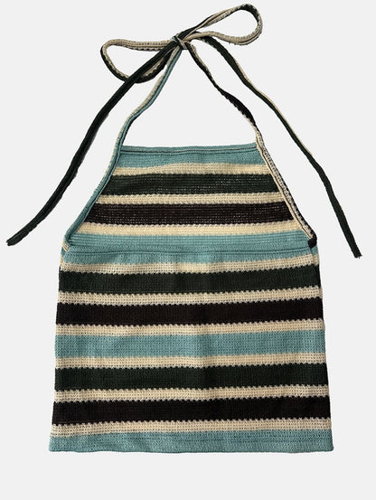 mila halter knit top