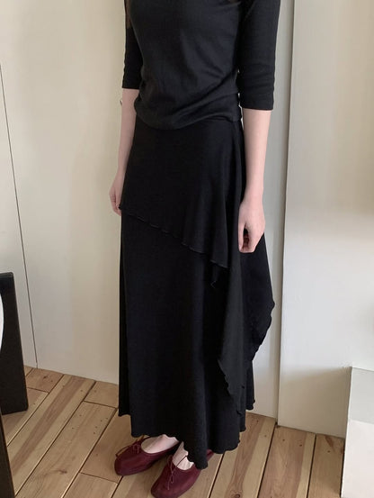 soft frill wrap skirt (pre-order)