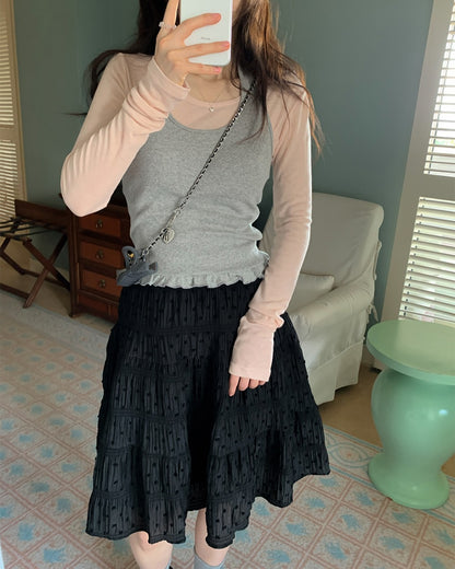 kali halter frill top (pre-order)