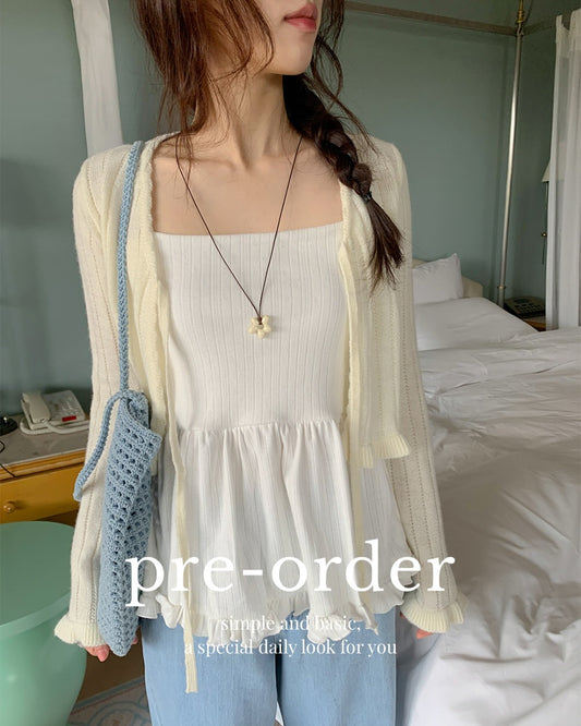 bomi frill top (pre-order)