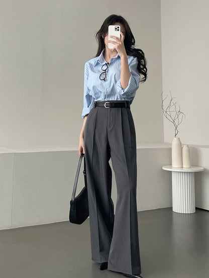 roy two-tucks slacks (pre-order)