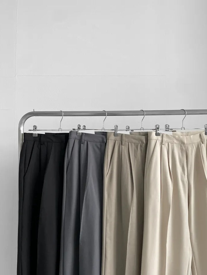 roy two-tucks slacks (pre-order)