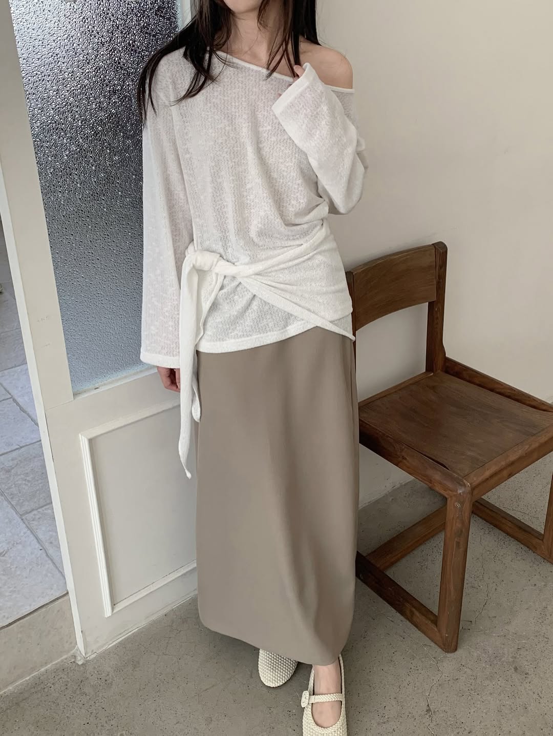 scarf wrap knit (pre-order)