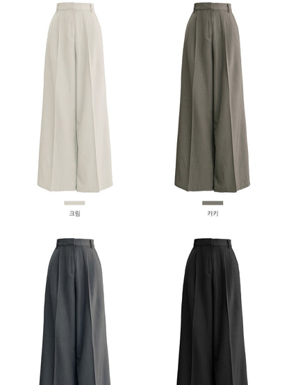 roy two-tucks slacks (pre-order)