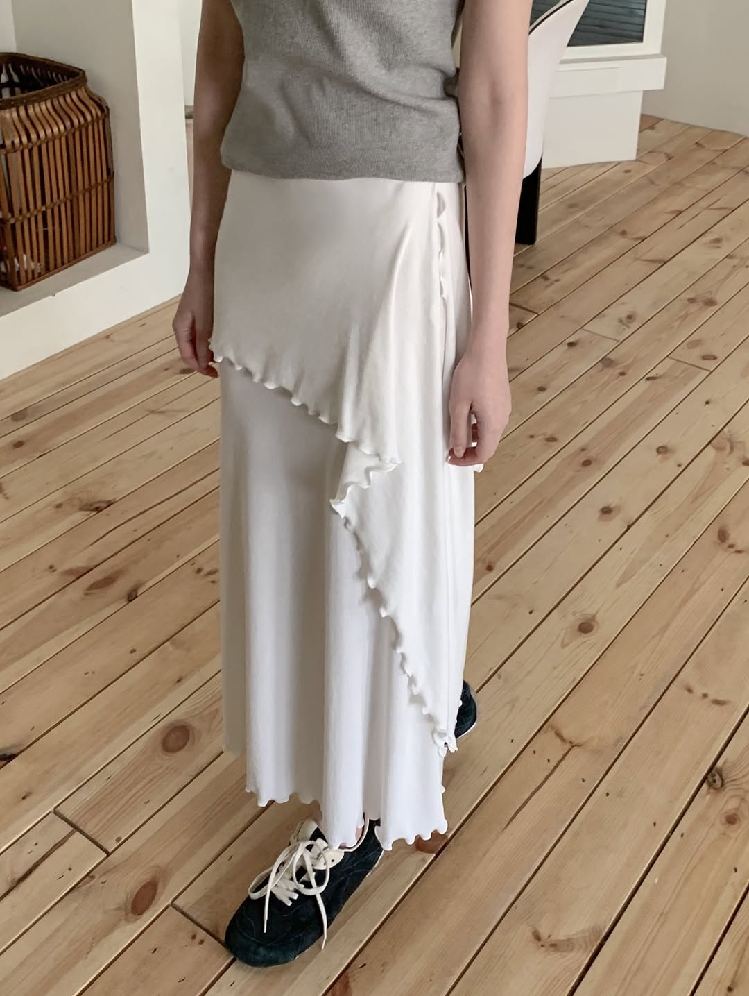 soft frill wrap skirt (pre-order)