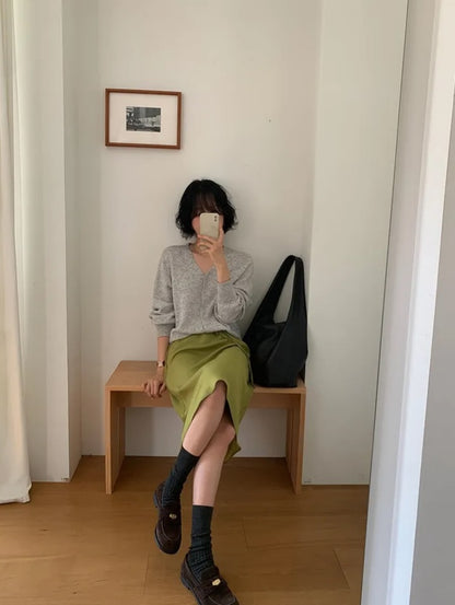 nana satin skirt (pre-order)