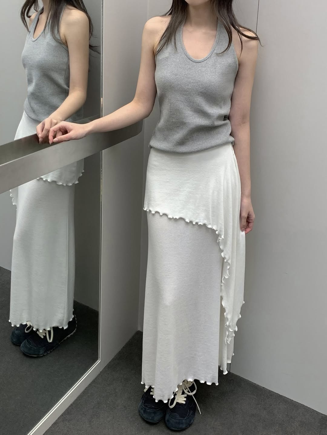 soft frill wrap skirt (pre-order)