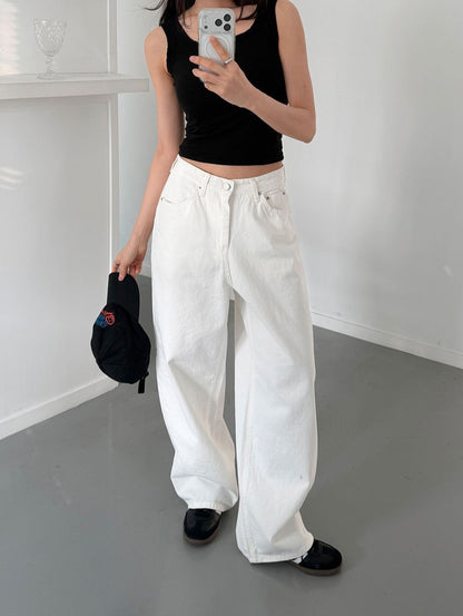 snap barrel pants (pre-order)