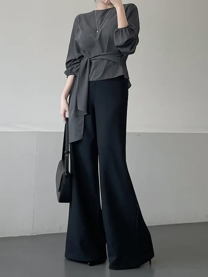 mirella boot-cut slacks (pre-order)