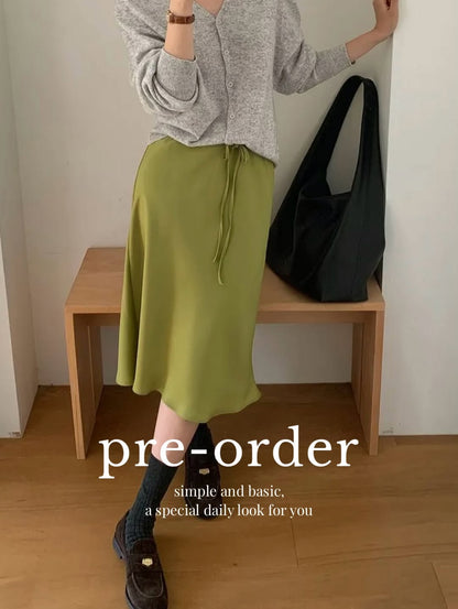 nana satin skirt (pre-order)