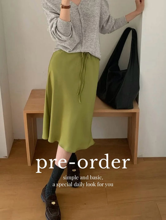 nana satin skirt (pre-order)