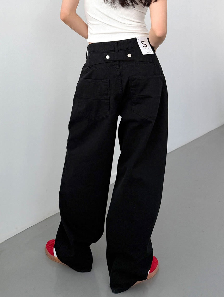 snap barrel pants (pre-order)