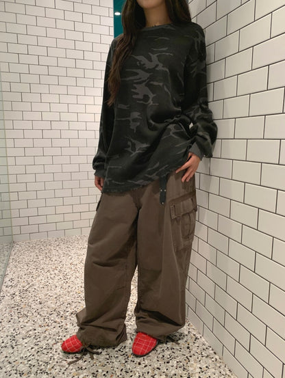 tape barrel pants (pre-order)
