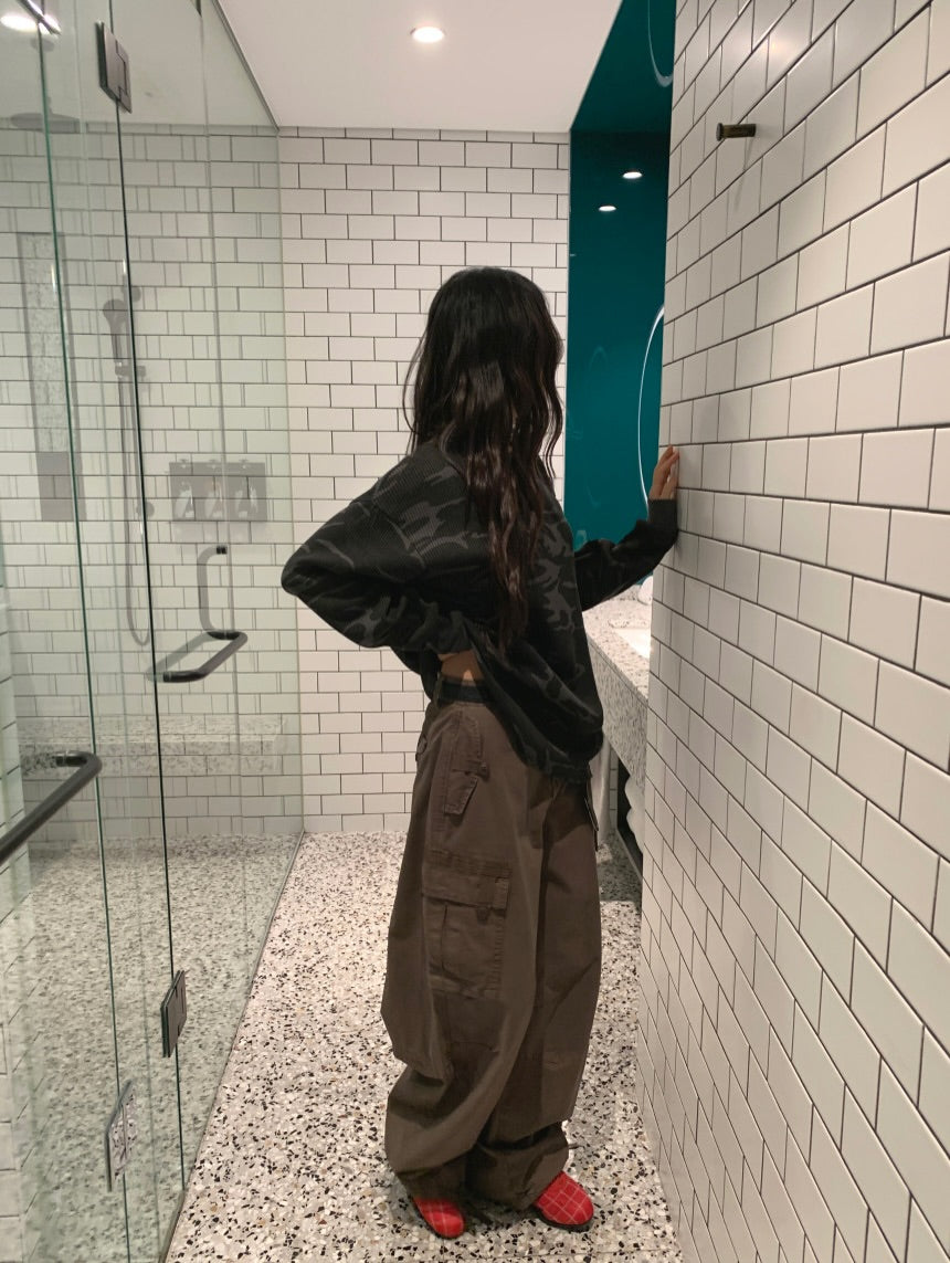 tape barrel pants (pre-order)