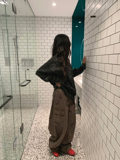 tape barrel pants (pre-order)