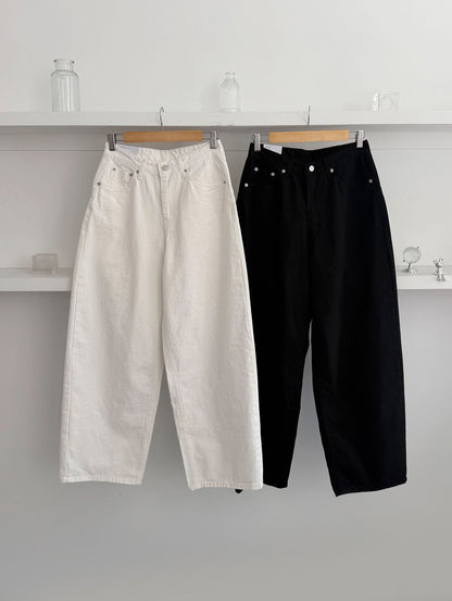 snap barrel pants (pre-order)
