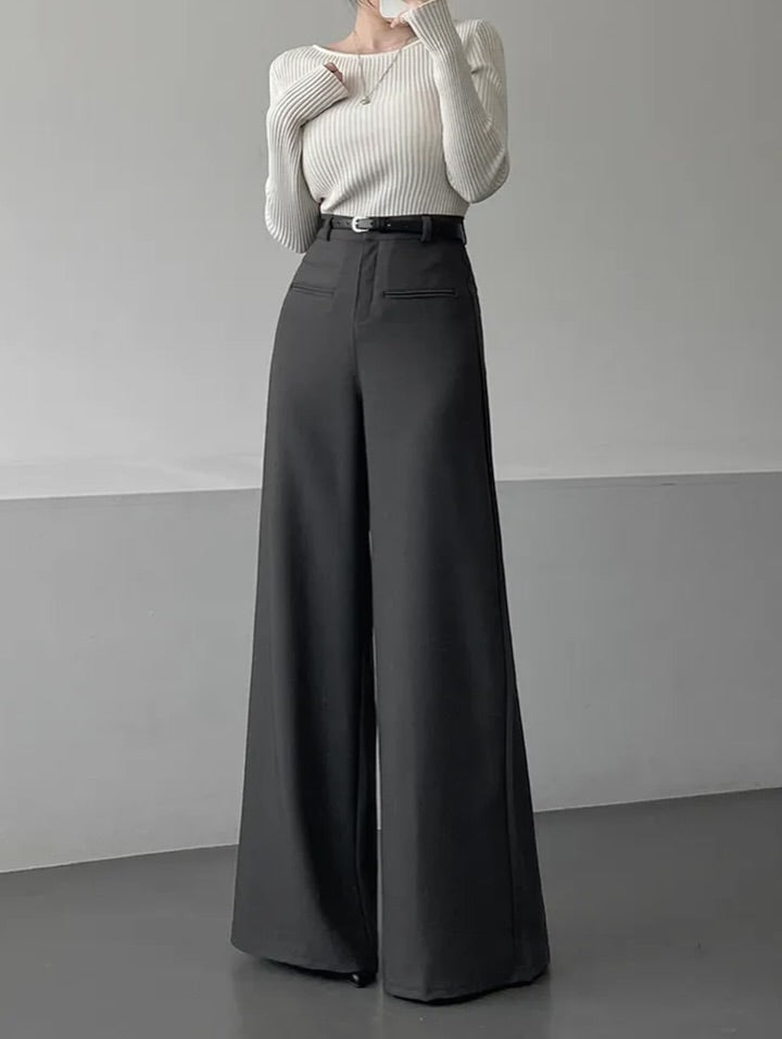 mirella boot-cut slacks (pre-order)