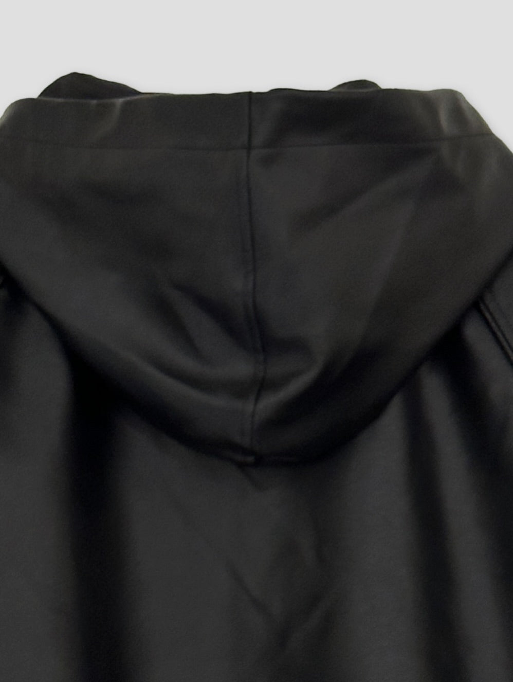 kera hoodie leather jumper (pre-order)