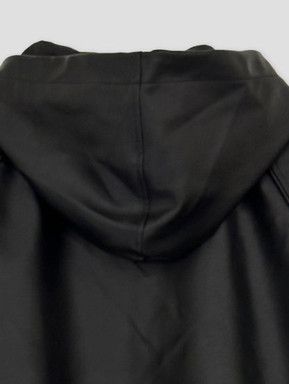 kera hoodie leather jumper (pre-order)