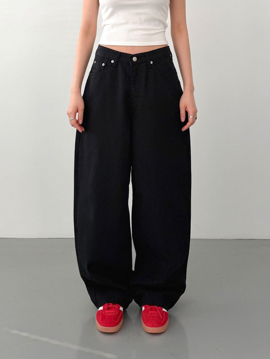 snap barrel pants (pre-order)
