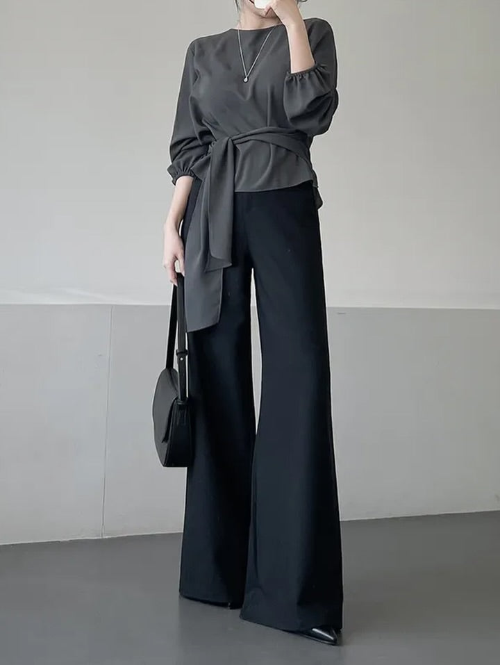 mirella boot-cut slacks (pre-order)