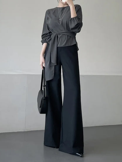 mirella boot-cut slacks (pre-order)
