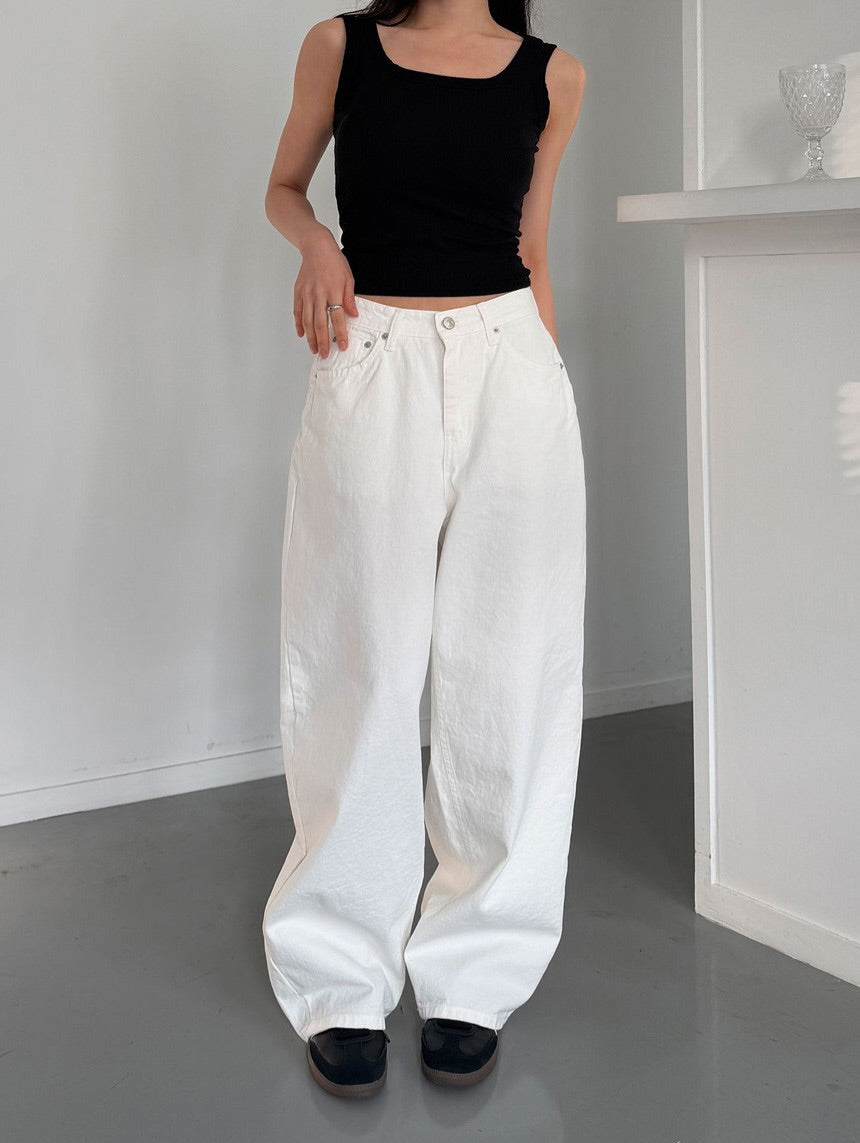 snap barrel pants (pre-order)