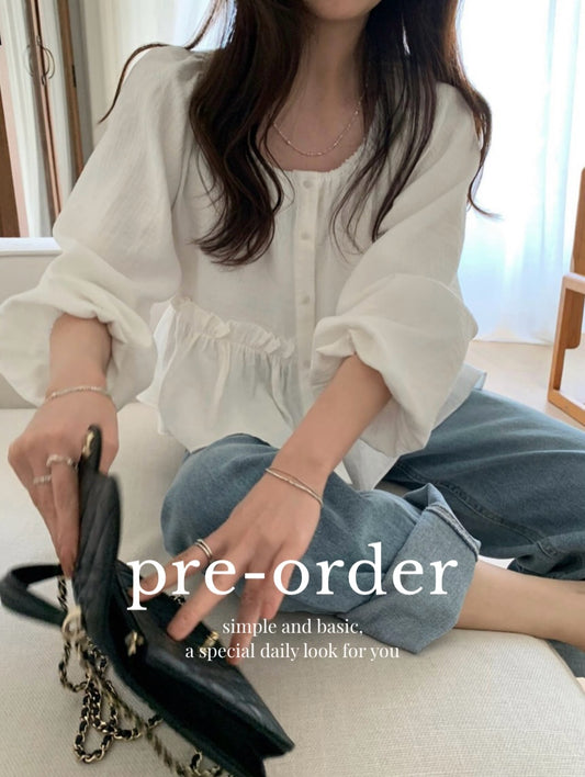 cloris blouse (pre-order)