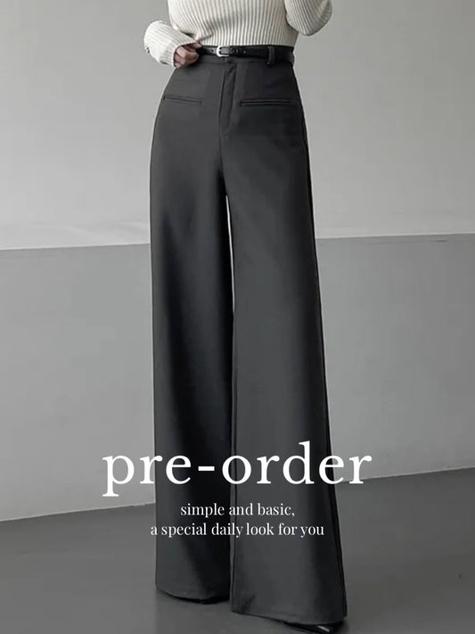 mirella boot-cut slacks (pre-order)