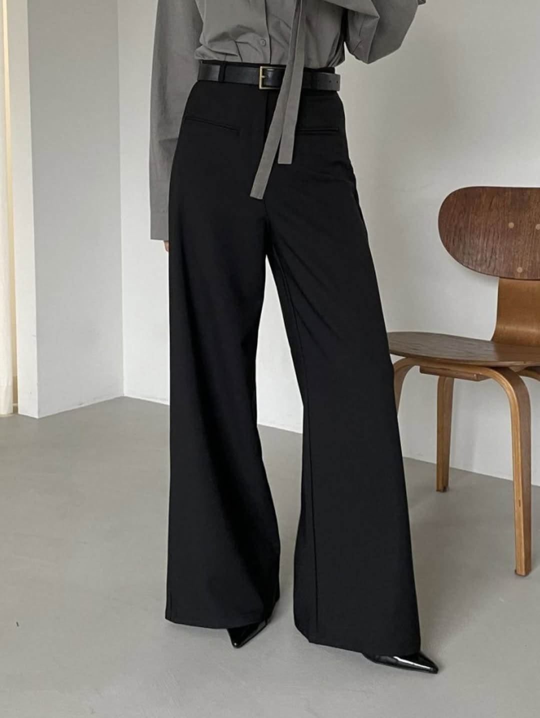 mirella boot-cut slacks (pre-order)