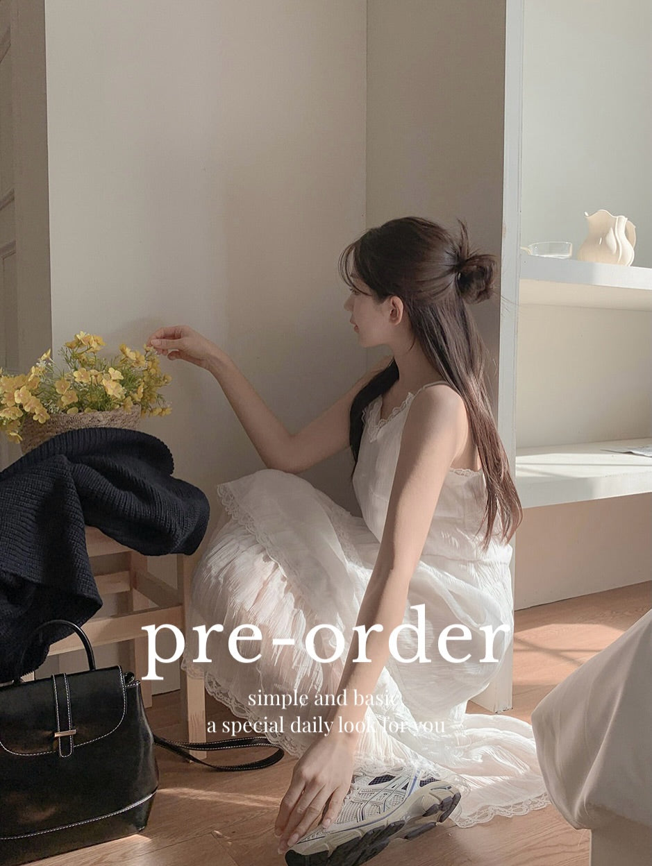 gia lace long dress (pre-order)