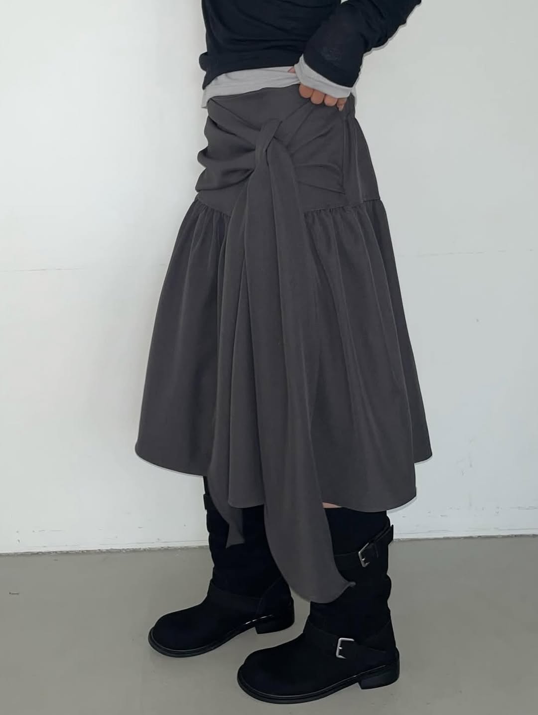 sand tie wrap skirt (pre-order)