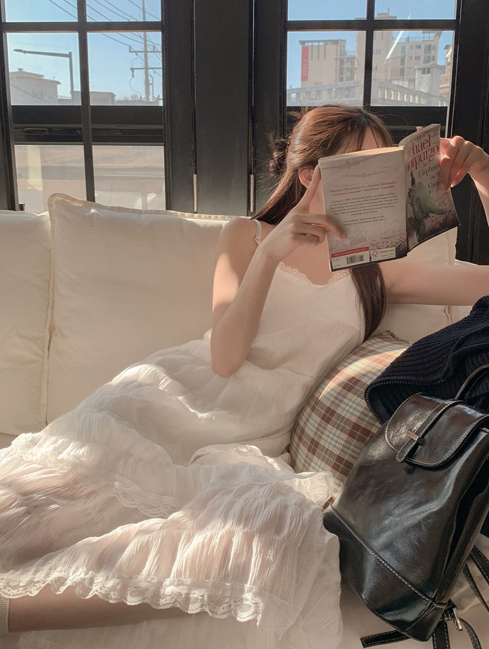 gia lace long dress (pre-order)