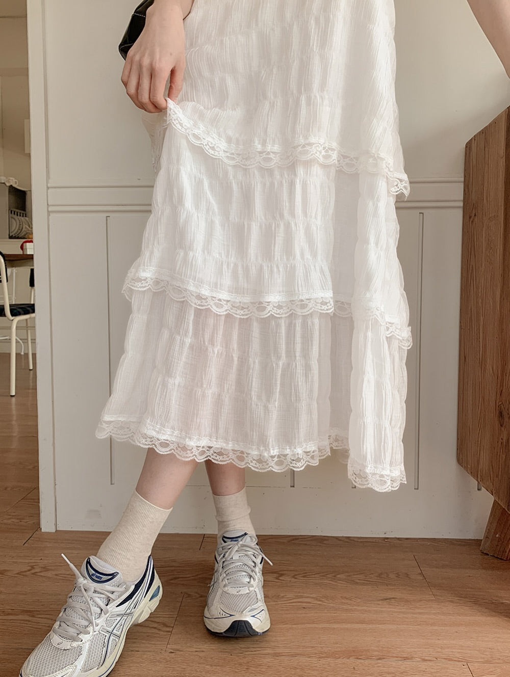 gia lace long dress (pre-order)