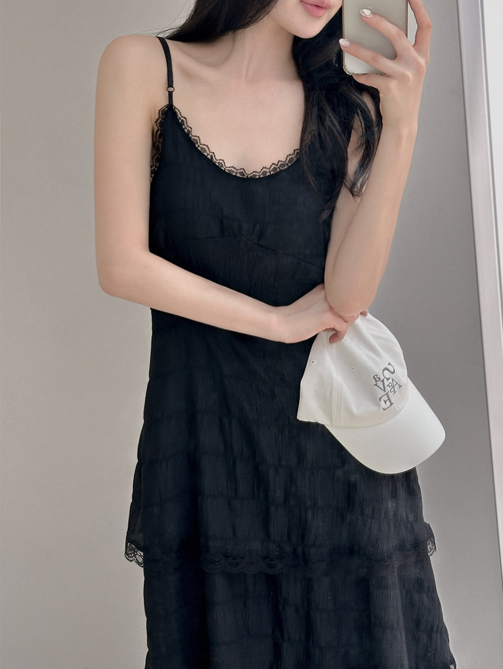 gia lace long dress (pre-order)