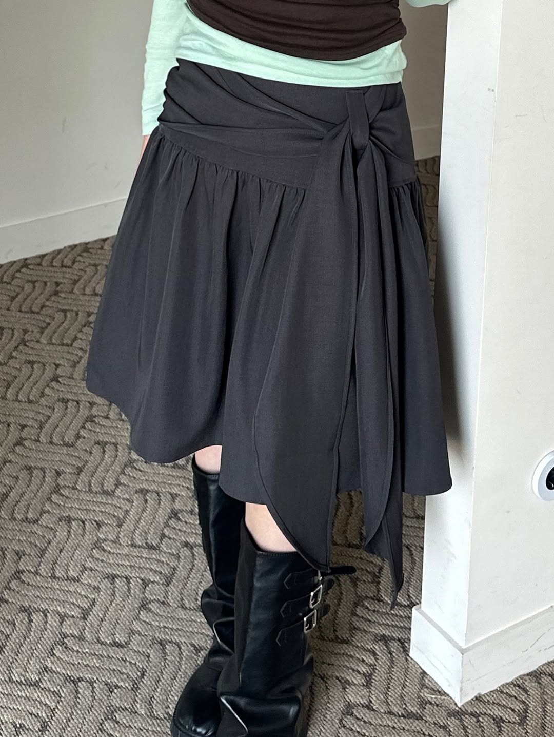 sand tie wrap skirt (pre-order)