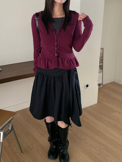 sand tie wrap skirt (pre-order)