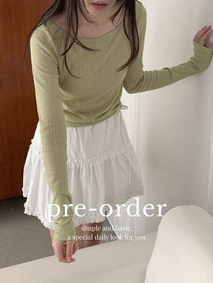 rani boat neck tee(pre-order)