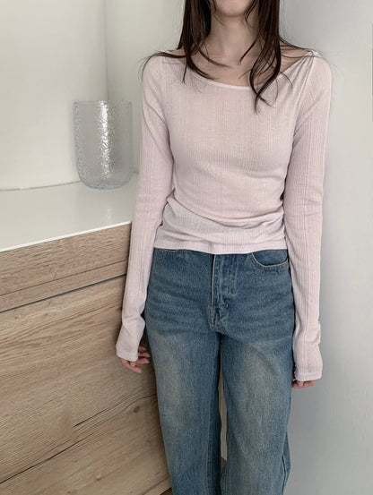 rani boat neck tee(pre-order)