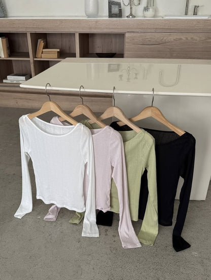 rani boat neck tee(pre-order)