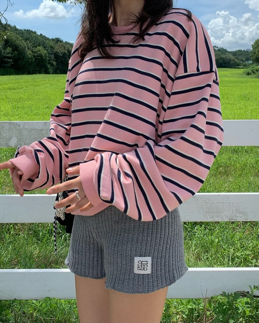 pine striped top (pre-order)