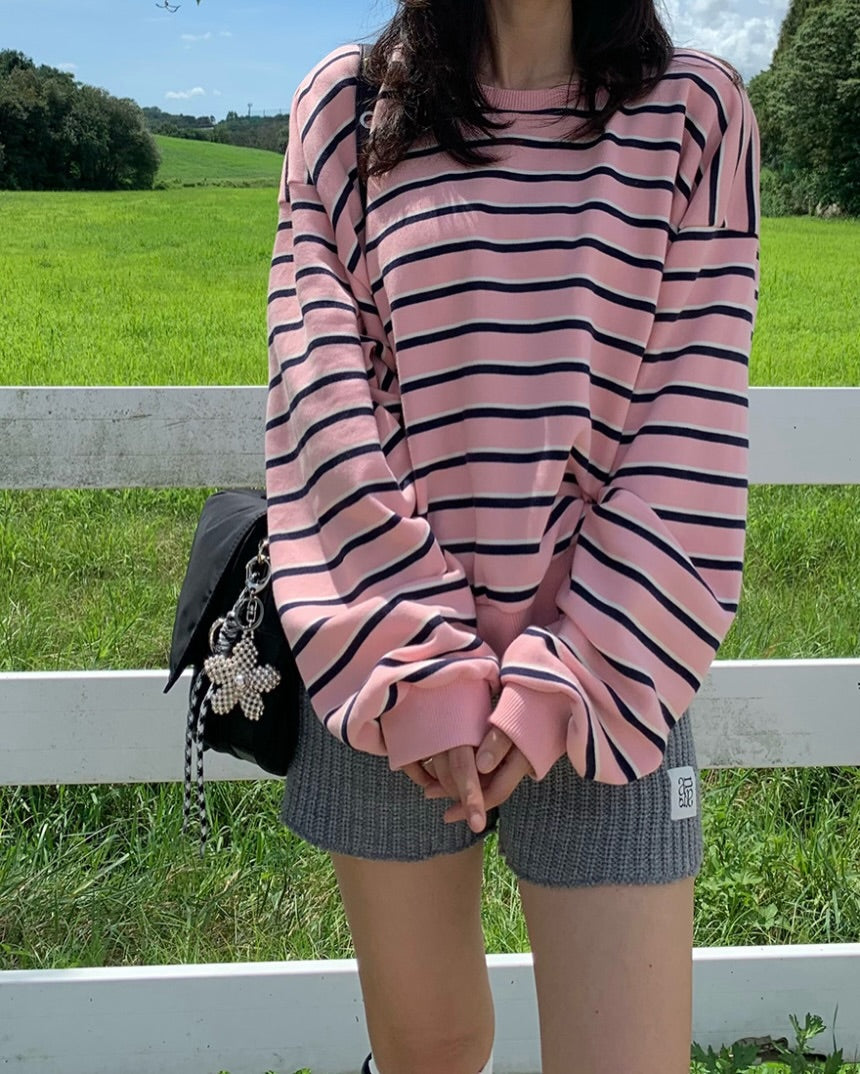 pine striped top (pre-order)