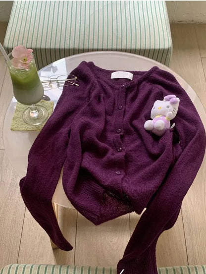 butter hairy cardigan (pre-order)