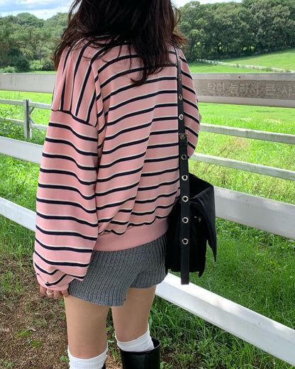 pine striped top (pre-order)