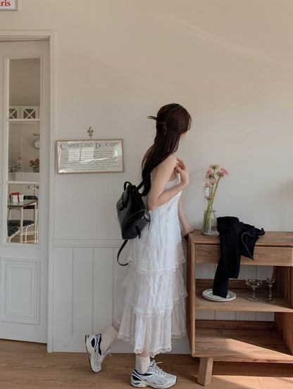 gia lace long dress (pre-order)